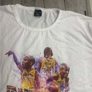 Kobe Bryant #24 Lakers Graphic Tee - White